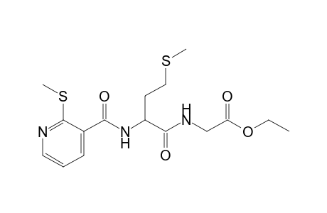 N-{N-[2-(methylthio)nicotinoyl]methionyl}glycine, ethyl ester