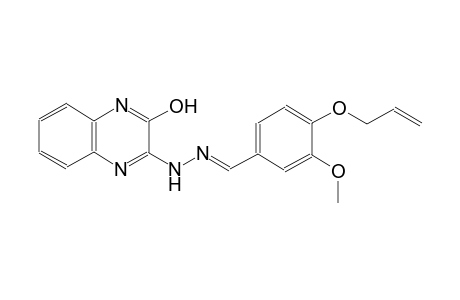 4-(allyloxy)-3-methoxybenzaldehyde (3-hydroxy-2-quinoxalinyl)hydrazone