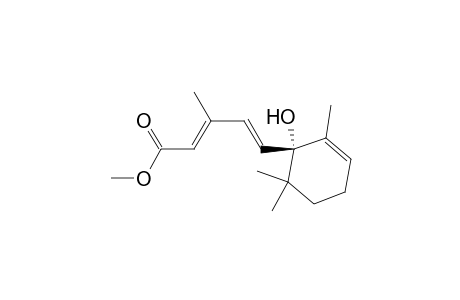 2,4-Pentadienoic acid, 5-(1-hydroxy-2,6,6-trimethyl-2-cyclohexen-1-yl)-3-methyl-, methyl ester, [S-(E,E)]-