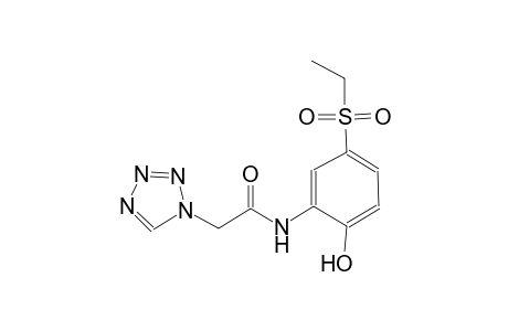 N-[5-(ethylsulfonyl)-2-hydroxyphenyl]-2-(1H-tetraazol-1-yl)acetamide