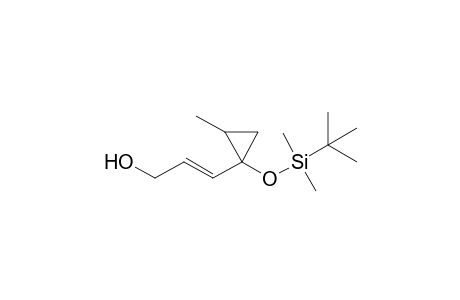 (1S,2R)-3-(1-t-butyldimethylsiloxy-2-methylcyclopropyl) pro-2-en-1-ol