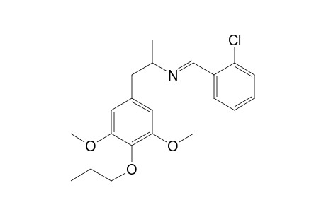 1-(2-Chlorophenyl)-N-[1-(3,5-dimethoxy-4-propoxyphenyl)propan-2-yl]methanimine