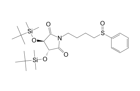 (3R,4R)-3,4-Bis(tert-butyldimethylsilyloxy)-1-(4-phenylsulfinylbutyl)pyrrolidine-2,5-dione
