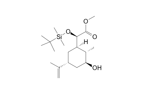 (2R)-2-[tert-butyl(dimethyl)silyl]oxy-2-[(1R,2S,3S,5R)-3-hydroxy-2-methyl-5-(1-methylethenyl)cyclohexyl]acetic acid methyl ester