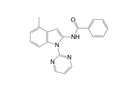 N-[4-Methyl-1-(pyrimidin-2-yl)-1H-indol-2-yl]benzamide