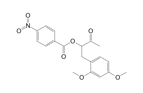 4-(2",4"-Dimethoxyphenyl)-3-[(p-nitrobenzoyl)oxy]-2-butanone