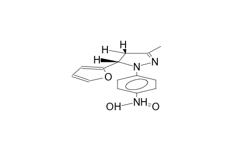 1-(4-nitrophenyl)-3-methyl-5-(2-furyl)-2-pyrazoline