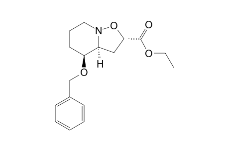 (2S,3aS,4S)-4-benzyloxy-2-ethoxycarbonyl-hexahydro-isoxazolo[2,3-a]pyridine