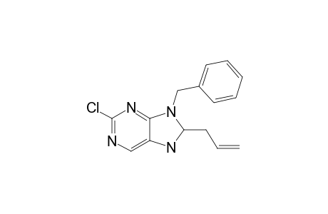 8-ALLYL-9-BENZYL-7,8-DIHYDRO-2-CHLOROPURINE