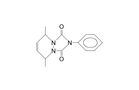 cis-2,5-Dimethyl-8-phenyl-1,6,8-triaza-bicyclo(4.3.0)non-3-en-7,9-dione