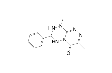 6H-[1,2,4]Triazino[4,3-b]-1,2,4,5-tetrazin-6-one, 1,2,3,4-tetrahydro-1,7-dimethyl-3-phenyl-