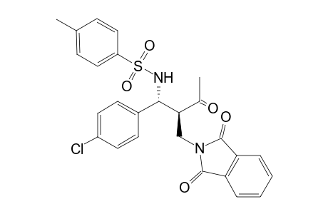 Threo-N-(1-(4-chlorophenyl)-2-((1,3-dioxoisoindolin-2-yl)methyl)-3-oxobutyl)-4-methylbenzenesulfonamide