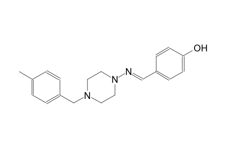 phenol, 4-[(E)-[[4-[(4-methylphenyl)methyl]-1-piperazinyl]imino]methyl]-