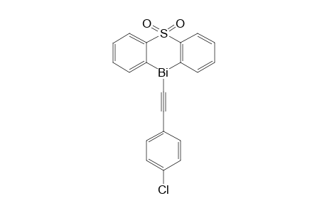 10-(4'-Chlorophenylethynyl)phenothiabismine 5,5-dioxide