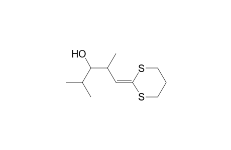 1-(1,3-dithian-2-ylidene)-2,4-dimethyl-3-pentanol