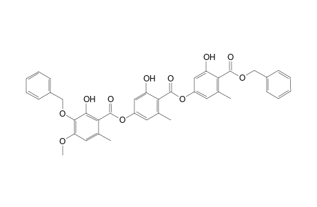 Benzyl 3-benzyloxy-4-O-methylgyrophorate