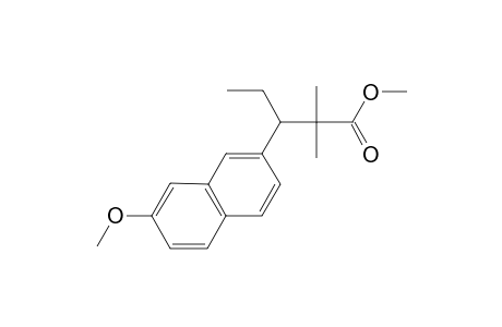 2-Naphthalenepropanoic acid, .beta.-ethyl-7-methoxy-.alpha.,.alpha.-dimethyl-, methyl ester