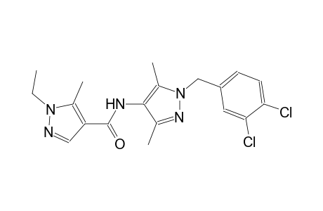 N-[1-(3,4-dichlorobenzyl)-3,5-dimethyl-1H-pyrazol-4-yl]-1-ethyl-5-methyl-1H-pyrazole-4-carboxamide