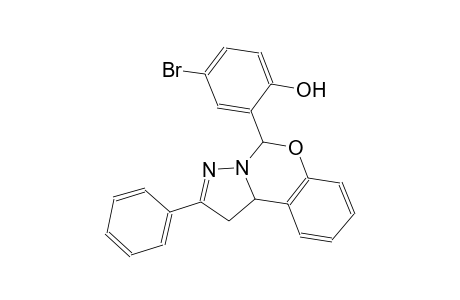 4-Bromo-2-(2-phenyl-1,10b-dihydropyrazolo[1,5-c][1,3]benzoxazin-5-yl)phenol