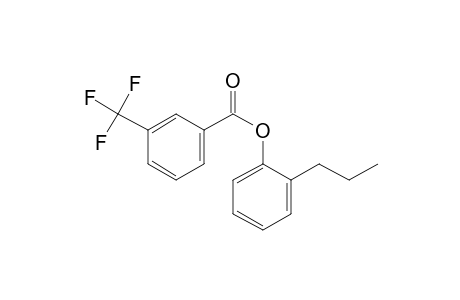 3-Trifluoromethylbenzoic acid, 2-propylphenyl ester