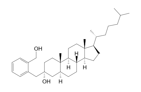 3-.beta.-[2-(Hydroxymethyl)phenylmethyl]-5.alpha.-cholestan-3.alpha.-ol