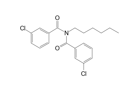 Benzamide, 3-chloro-N-(3-chlorobenzoyl)-N-hexyl-