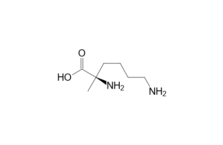 (2R)-2,6-bis(azanyl)-2-methyl-hexanoic acid