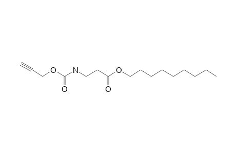 .beta.-Alanine, N-propargyloxycarbonyl-, nonyl ester