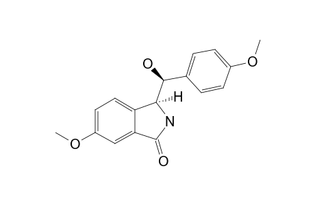 3-[HYDROXY-(4-METHOXYPHENYL)-METHYL]-6-METHOXY-ISOINDOLIN-1-ONE;ALPHA-(R*)-(3S*)-ISOMER