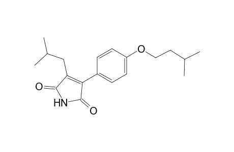 3-Isobutyl-4-(4-(isopentyloxy)phenyl)-1H-pyrrole-2,5-dione