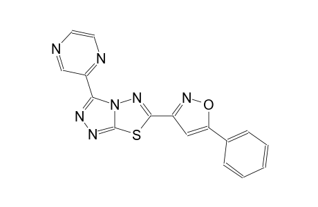 [1,2,4]triazolo[3,4-b][1,3,4]thiadiazole, 6-(5-phenyl-3-isoxazolyl)-3-pyrazinyl-