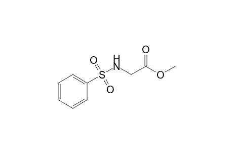 2-(benzenesulfonamido)acetic acid methyl ester