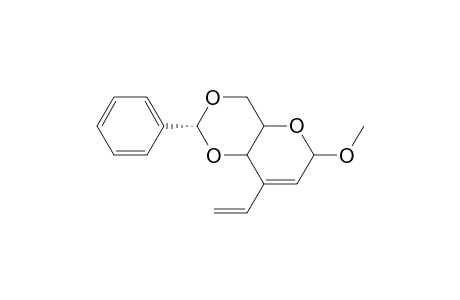 .alpha.-D-erythro-Hex-2-enopyranoside, methyl 2,3-dideoxy-3-ethenyl-4,6-O-(phenylmethylene)-, (R)-
