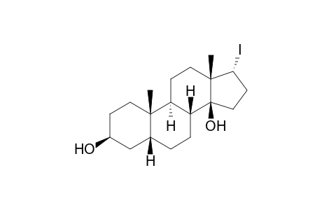 (3S,5R,8R,9S,10S,13S,14S,17R)-17-iodanyl-10,13-dimethyl-1,2,3,4,5,6,7,8,9,11,12,15,16,17-tetradecahydrocyclopenta[a]phenanthrene-3,14-diol