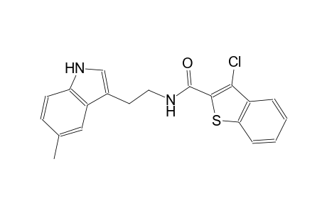 3-chloro-N-[2-(5-methyl-1H-indol-3-yl)ethyl]-1-benzothiophene-2-carboxamide