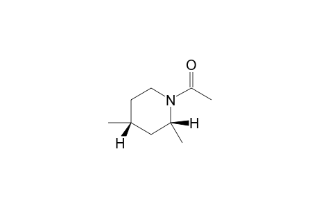 rac-(2R,4R)-2,4-Dimethylpiperidine. N-acetyl-