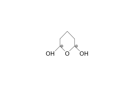 2,6-Dihydroxy-tetrahydro-pyranylium dication
