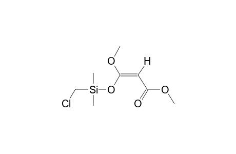 METHYL (Z)-3-[DIMETHYL(CHLOROMETHYL)SILOXY]-3-METHOXY-2-PROPENOATE