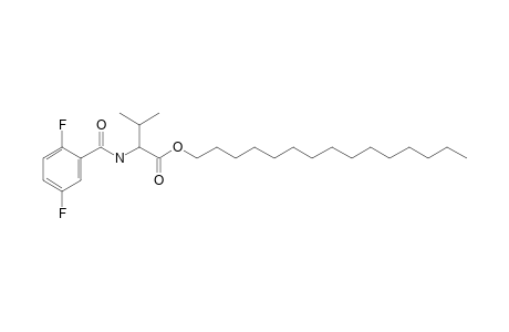 L-Valine, N-(2,5-difluorobenzoyl)-, pentadecyl ester