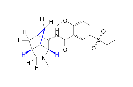 5-(ethylsulfonyl)-N-(1-methyloctahydro-3,5-methanocyclopenta[b]pyrrol-6-yl)-o-anisamide