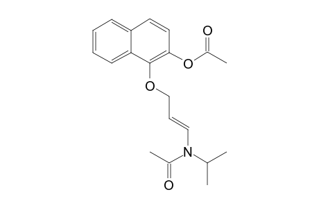 1-(3-(N-acetyl-N-isopropyl-amino)-2-propenoxy)-2-acetoxy-naphthalene