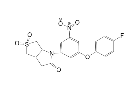 1H-thieno[3,4-b]pyrrol-2(3H)-one, 1-[3-(4-fluorophenoxy)-5-nitrophenyl]tetrahydro-, 5,5-dioxide