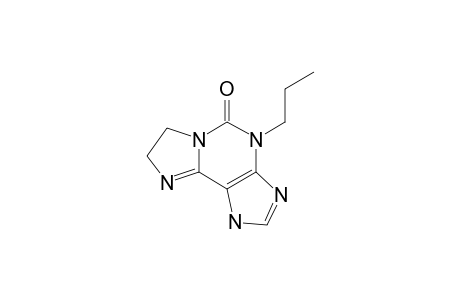 7,8-DIHYDRO-4-PROPYL-1H-IMIDAZO-[2,1-I]-PURIN-5(4H)-ONE