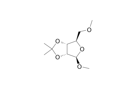 METHYL-5-O-METHYL-2,3-O-ISOPROPYLIDENE-BETA-D-RIBOFURANOSIDE