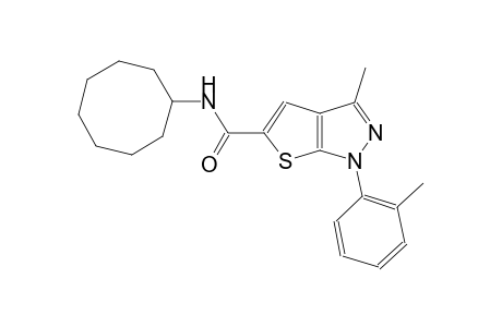 N-cyclooctyl-3-methyl-1-(2-methylphenyl)-1H-thieno[2,3-c]pyrazole-5-carboxamide