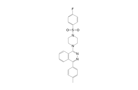 1-{4-[(4-fluorophenyl)sulfonyl]-1-piperazinyl}-4-(4-methylphenyl)phthalazine