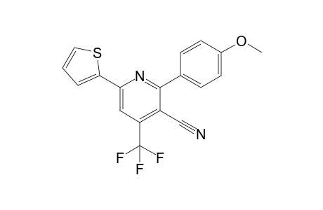 2-(4-Methoxyphenyl)-6-(2-thienyl)-4-(trifluoromethyl)nicotinonitrile