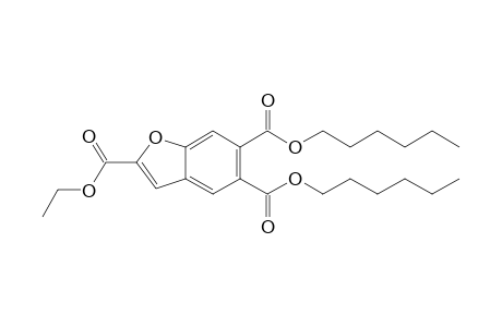 2-Ethyl 5,6-Dihexyl Benzofuran-2,5,6-tricarboxylate