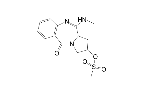 1,2,3,11a-Tetrahydro-2-methylsulfonyloxy-11-methylamino-5H-pyrrolo[2,1-c][1,4]diazepin-5-one
