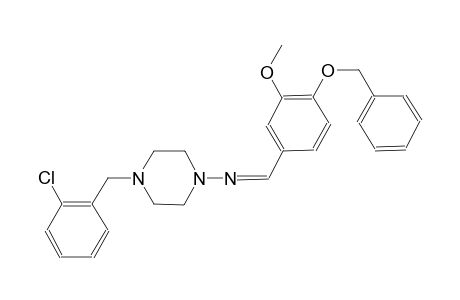 1-piperazinamine, 4-[(2-chlorophenyl)methyl]-N-[(Z)-[3-methoxy-4-(phenylmethoxy)phenyl]methylidene]-